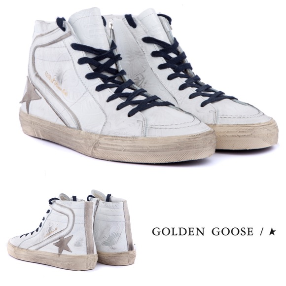 Golden Goose Santa Fe White Flower - Picture 1 of 8